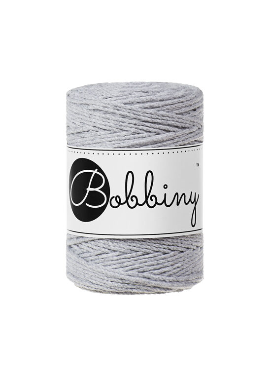 Makramē virve 3PLY - Light Grey